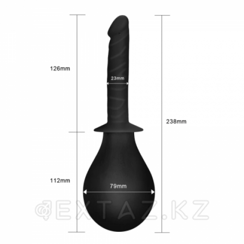 Анальный душ с фаллоимитатором Deluxe Douche  в Казахстане, интернет-аптека Aurma.kz