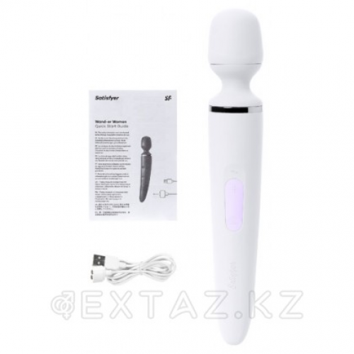 Вибромассажёр Satisfyer Wand-er Women white  в Казахстане, интернет-аптека Aurma.kz