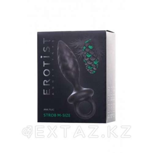 Анальная пробка Erotist Strob черная (13,5 см) в Казахстане, интернет-аптека Aurma.kz