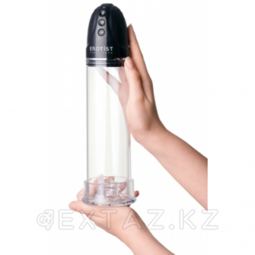 Помпа для пениса Erotist Man up pump, ABS пластик, прозрачная, 30 см  в Казахстане, интернет-аптека Aurma.kz