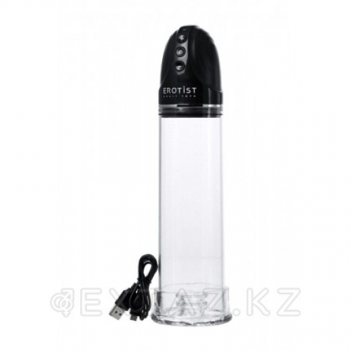 Помпа для пениса Erotist Man up pump, ABS пластик, прозрачная, 30 см в Казахстане, интернет-аптека Aurma.kz