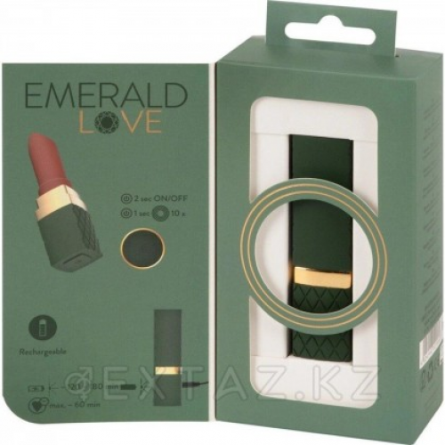 Emerald Love Вибратор Luxurious Lipstick  в Казахстане, интернет-аптека Рокет Фарм