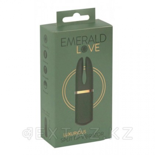 Emerald Love Вибратор Luxurious Split Tip в Казахстане, интернет-аптека Aurma.kz