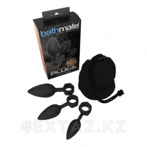 Набор анальных втулок - Bathmate Anal Training Plugs 3 шт. в Казахстане, интернет-аптека Aurma.kz