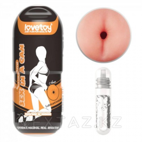 Мастурбатор в колбе Sex in a can Stamina (попка)  в Казахстане, интернет-аптека Aurma.kz