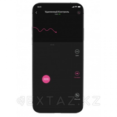 Двусторонний вибратор Lovense Hyphy для быстрого оргазма  в Казахстане, интернет-аптека Aurma.kz
