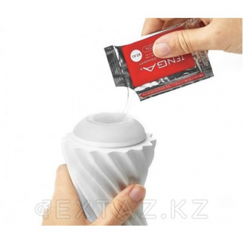 TENGA FLEX Мастурбатор Silky White  в Казахстане, интернет-аптека Aurma.kz
