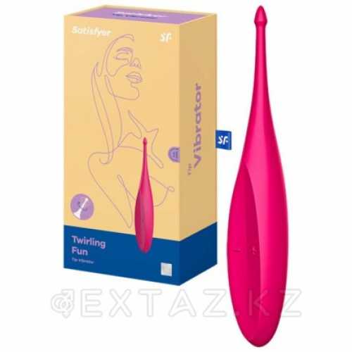 Вибратор для клитора Satisfyer Twirling Fun magenta  в Казахстане, интернет-аптека Рокет Фарм