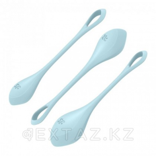 Набор вагинальных шариков Satisfyer Yoni Power 2 light blue  в Казахстане, интернет-аптека Aurma.kz
