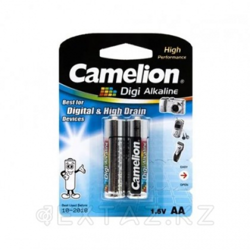 Батарейка, CAMELION, LR6-BP2DG, Digi Alkaline, AA, 1.5V, 2800mAh, 2 шт. в блистере  в Казахстане, интернет-аптека Рокет Фарм