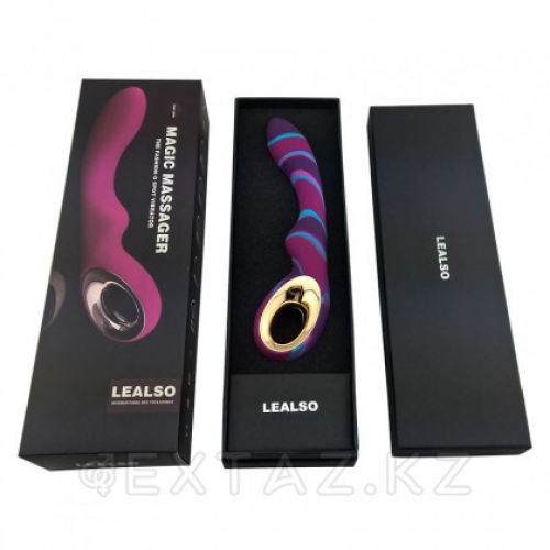 Вибратор LEALSO Magic Vibrator (черный, голубой, фиолетовый, розовый)  в Казахстане, интернет-аптека Рокет Фарм