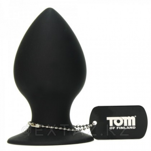 Анальная пробка Tom of Finland Large Silicone Anal Plug Черный  в Казахстане, интернет-аптека Рокет Фарм