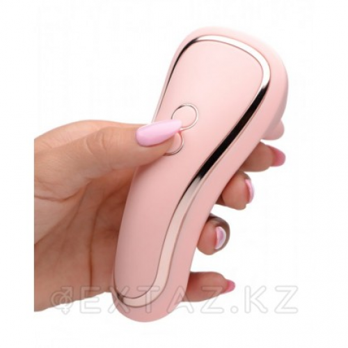 Inmi Vibrassage Fondle Vibrating Clit Massager - клиторальный массажер 12.7х5.8 см Розовый  в Казахстане, интернет-аптека Рокет Фарм