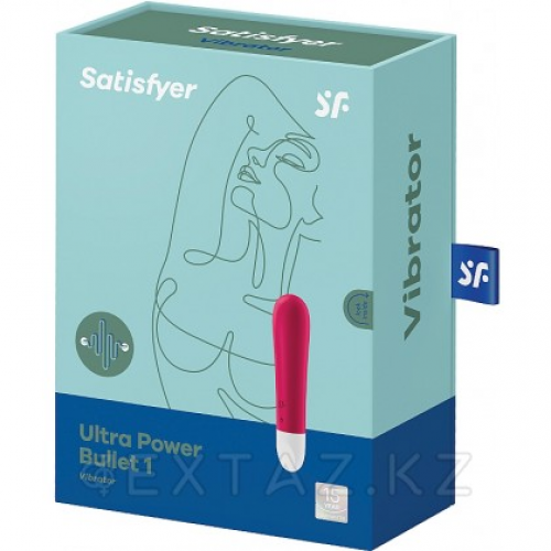 Мини-вибратор Satisfyer Ultra Power Bullet 1 красный  в Казахстане, интернет-аптека Рокет Фарм