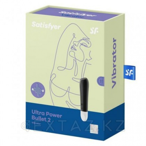Мини-вибратор Satisfyer Ultra Power Bullet 2 черный в Казахстане, интернет-аптека Aurma.kz