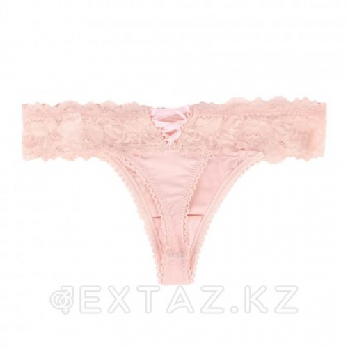 Трусики танга Sexy Floral Lace розовые (размер XS-S)  в Казахстане, интернет-аптека Рокет Фарм