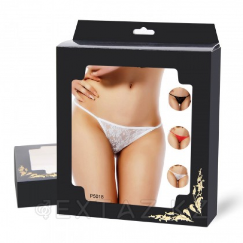 Стринги женские Delicate красные с цветочным принтом (размер XS-S) в Казахстане, интернет-аптека Aurma.kz