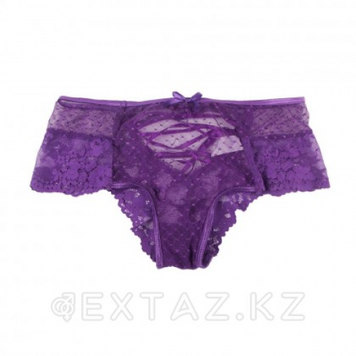 Трусики на высокой посадке Lace Strappy лиловые (размер XL)  в Казахстане, интернет-аптека Aurma.kz