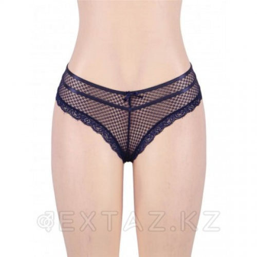 Трусики танга Ladies синие (размер XS-S)  в Казахстане, интернет-аптека Aurma.kz