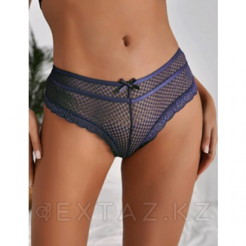 Трусики танга Ladies синие (размер XS-S)  в Казахстане, интернет-аптека Aurma.kz