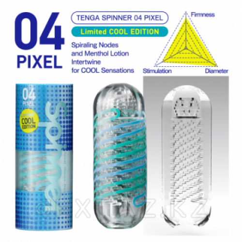 TENGA SPINNER Мастурбатор PIXEL COOL  в Казахстане, интернет-аптека Aurma.kz