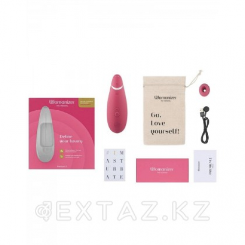 Бесконтактный клиторальный стимулятор Womanizer Premium 2 розовый в Казахстане, интернет-аптека Aurma.kz