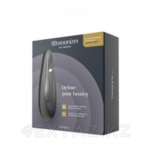 Бесконтактный клиторальный стимулятор Womanizer Premium 2 черный в Казахстане, интернет-аптека Aurma.kz