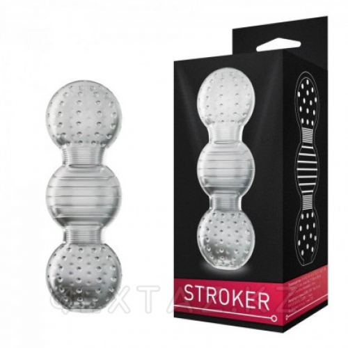 Мастурбатор двухсторонний STROKER 4 прозрачный (14,5*4,8 см.) в Казахстане, интернет-аптека Aurma.kz