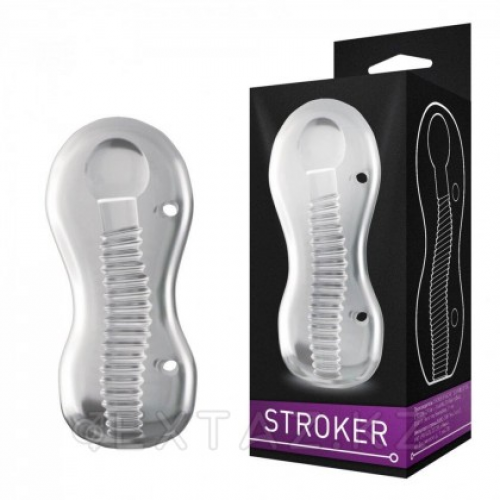 Мастурбатор двухсторонний STROKER 5 прозрачный (13*6 см.) в Казахстане, интернет-аптека Aurma.kz