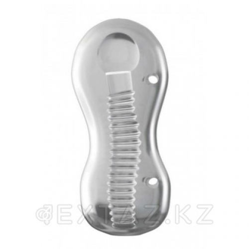 Мастурбатор двухсторонний STROKER 5 прозрачный (13*6 см.) в Казахстане, интернет-аптека Aurma.kz