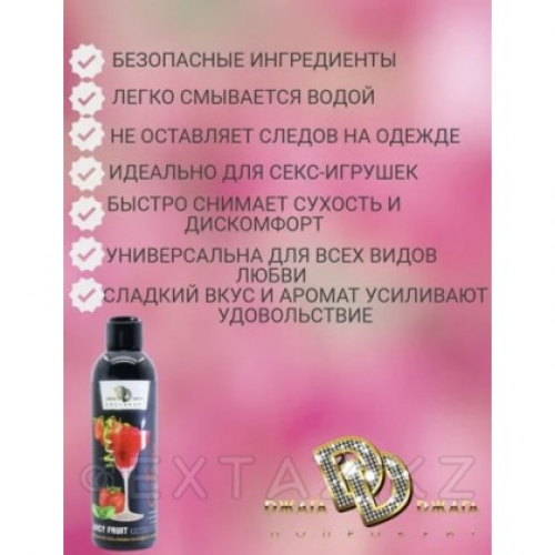 Интимный гель-смазка JUICY FRUIT (клубника в сливках) 200 мл.  в Казахстане, интернет-аптека Рокет Фарм