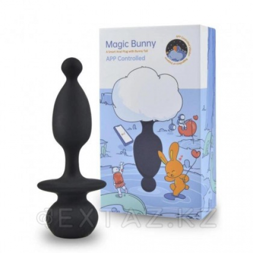 MAGIC BUNNY Вибратор черный в Казахстане, интернет-аптека Aurma.kz