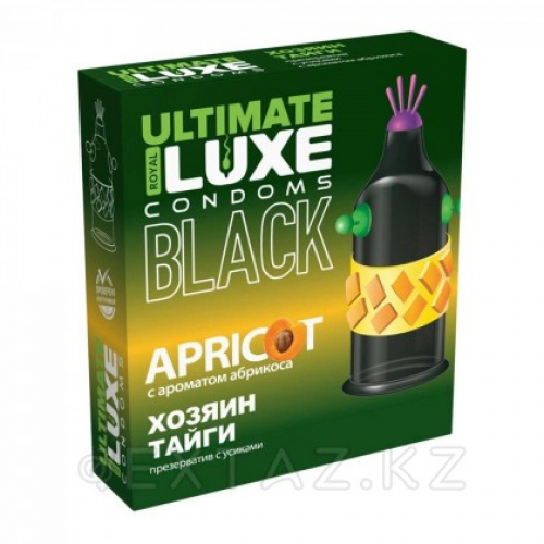 Презерватив LUXE BLACK ULTIMATE Хозяин Тайги (АБРИКОС) 1 шт.  в Казахстане, интернет-аптека Рокет Фарм