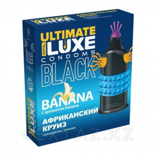 Презерватив LUXE BLACK ULTIMATE Африканский круиз (БАНАН) 1 шт.  в Казахстане, интернет-аптека Рокет Фарм