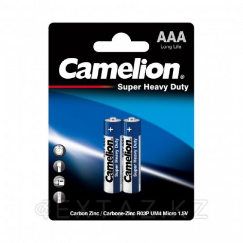 Батарейка, CAMELION Super Heavy Duty, (2 шт. AAA)  в Казахстане, интернет-аптека Рокет Фарм