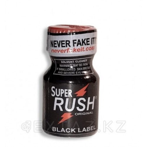 Попперс Super Rush Original black label (10 мл.)  в Казахстане, интернет-аптека Aurma.kz