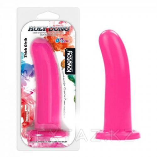 Фаллоимитатор Holy Dong Lovetoy (розовый, 17 см.)  в Казахстане, интернет-аптека Aurma.kz