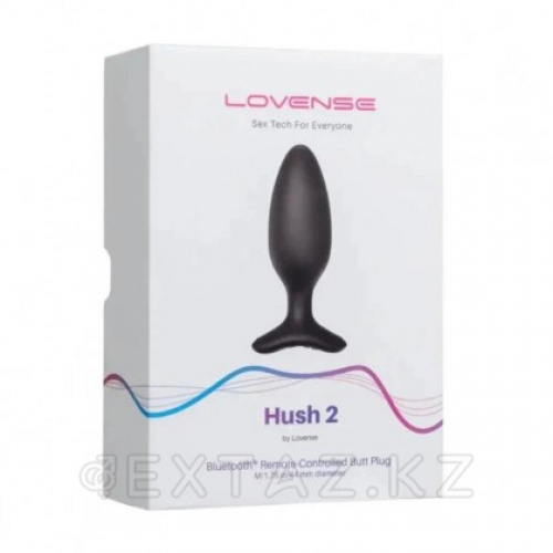 Анальная вибропробка Hush 2 с управлением на расстоянии от Lovense (M: 44*135 мм.) в Казахстане, интернет-аптека Aurma.kz
