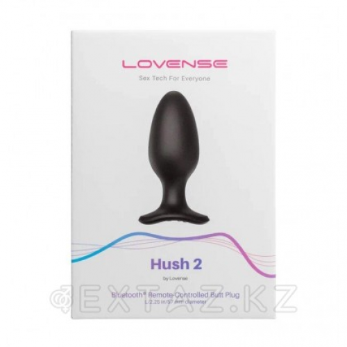 Анальная вибропробка Hush 2 с управлением на расстоянии от Lovense (L: 57*150 Мм.) в Казахстане, интернет-аптека Aurma.kz
