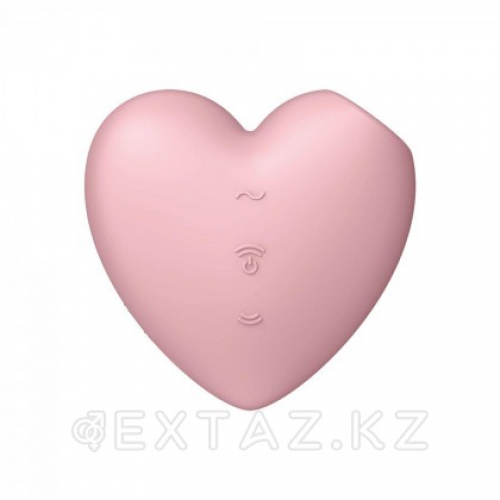 Вакуумный стимулятор Cutie Heart light Satisfyer розовый в Казахстане, интернет-аптека Aurma.kz