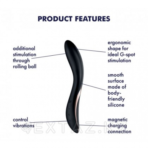 Вибратор точки G Rrrolling Explosion Satisfyer черный  в Казахстане, интернет-аптека Aurma.kz