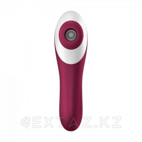 Вакуумный стимулятор с вибрацией Dual Crush Satisfyer  в Казахстане, интернет-аптека Aurma.kz