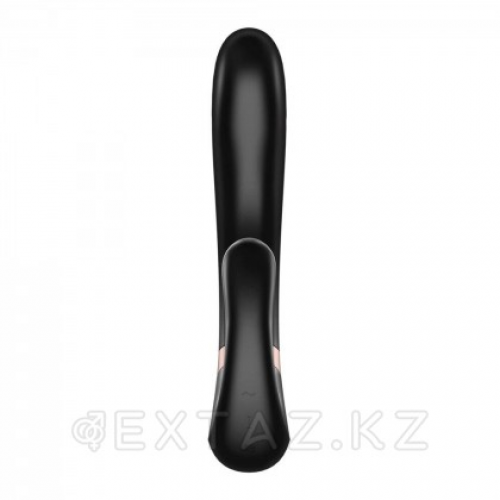 Смарт вибратор кролик с подогревом Satisfyer Heat Wave Connect App черный в Казахстане, интернет-аптека Aurma.kz