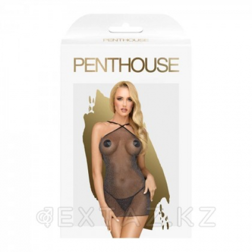 Эротическое мини-платье "Bombshell" от Penthouse (S/M) черное в Казахстане, интернет-аптека Aurma.kz