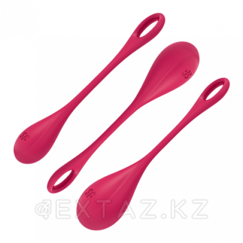 Набор вагинальных шариков Satisfyer Yoni Power 1 розовые  в Казахстане, интернет-аптека Aurma.kz