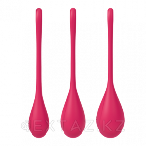 Набор вагинальных шариков Satisfyer Yoni Power 1 розовые  в Казахстане, интернет-аптека Aurma.kz
