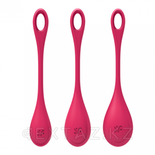 Набор вагинальных шариков Satisfyer Yoni Power 1 розовые в Казахстане, интернет-аптека Aurma.kz