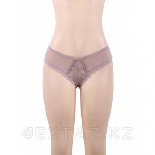 Трусики Sexy Floral (XL-2XL) светло-лиловые  в Казахстане, интернет-аптека Aurma.kz