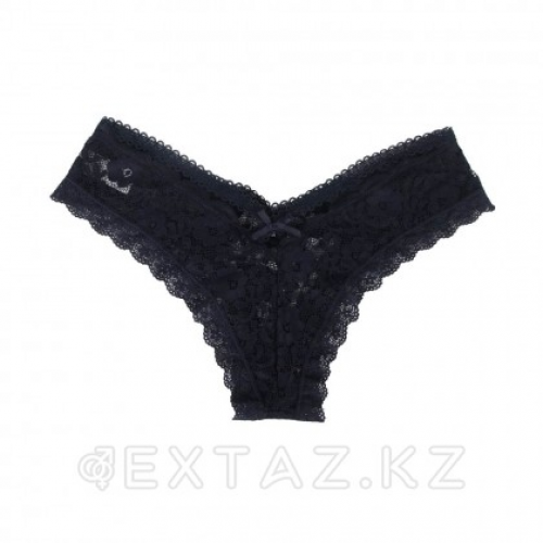 Трусики Sexy Floral синие (XL-2XL)  в Казахстане, интернет-аптека Aurma.kz