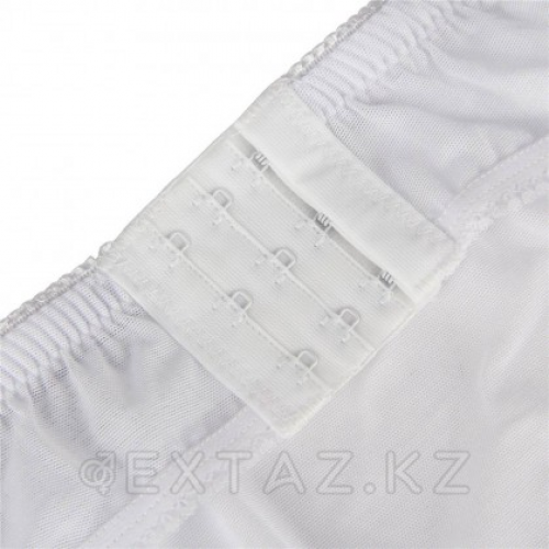 Пояс белый для чулок с ремешками на клипсах (XL-2XL)  в Казахстане, интернет-аптека Aurma.kz